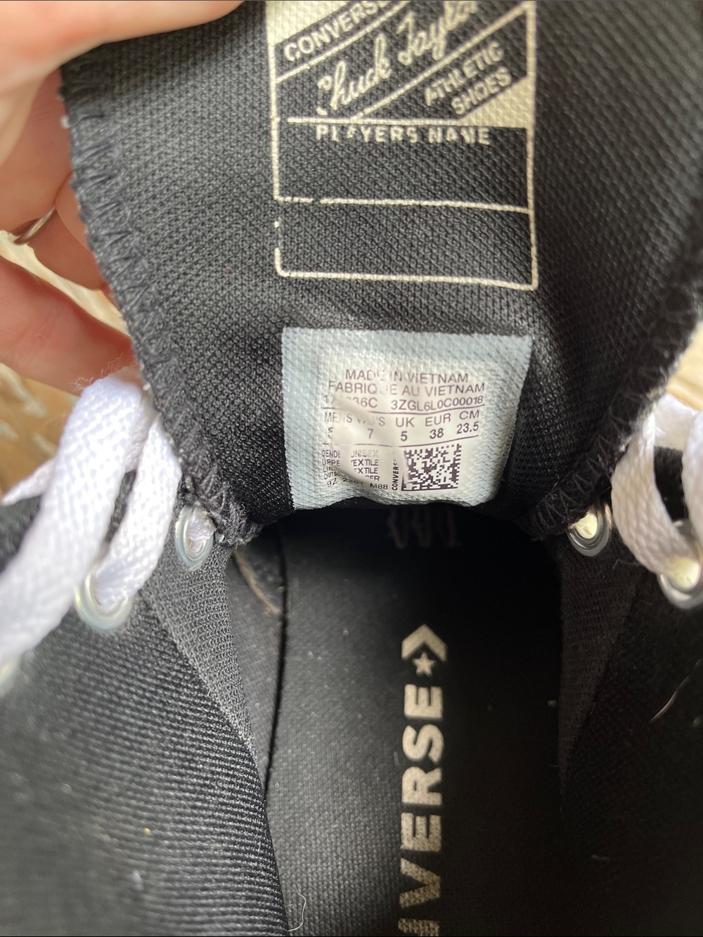 Converse Platform High-Top Sneakers in Cream, Black and Tan Camo - Picture 11 of 11